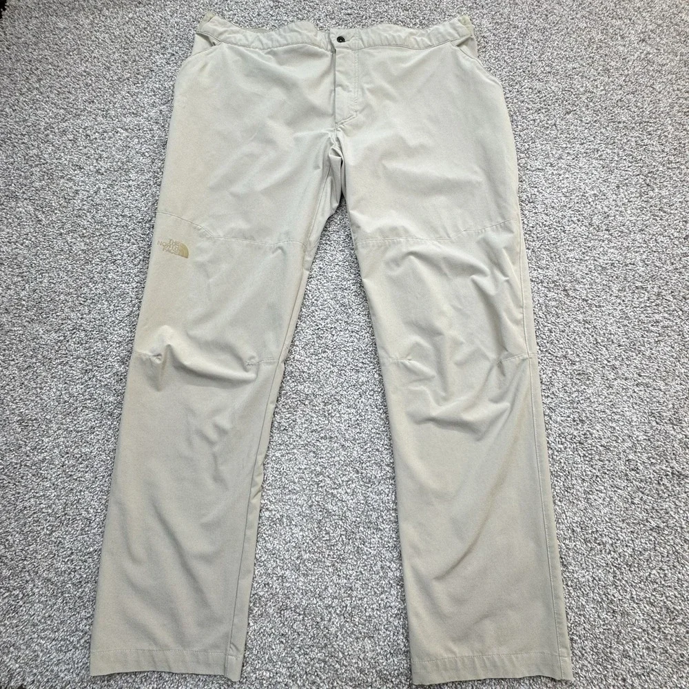 The North Face Pants Mens 40x32 Khaki Nylon Performance Hiking Fishing‎
